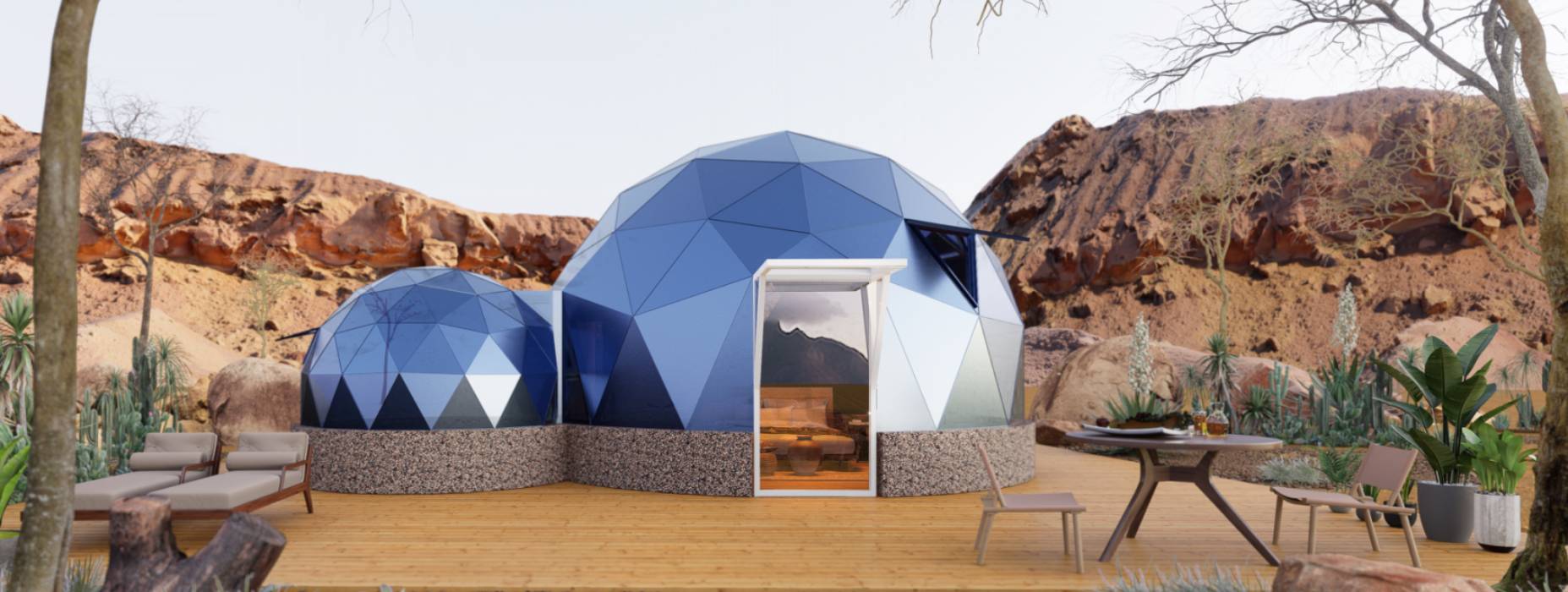 寒亭区球形智能光伏玻璃星空房